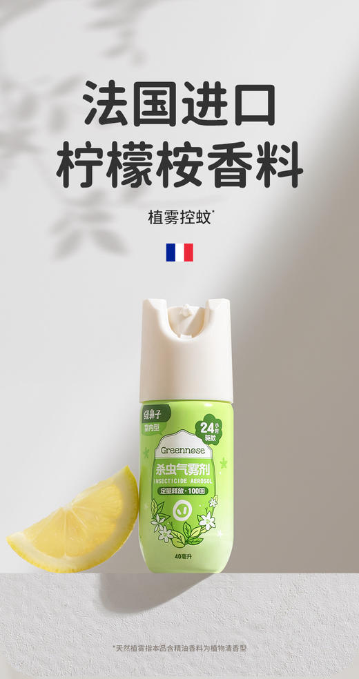 【Greennose绿鼻子】杀虫气雾剂 40ml（100喷） 商品图2