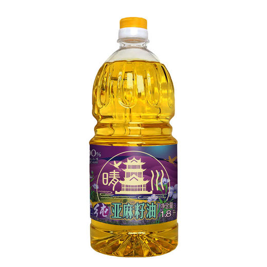 晴川物理压榨纯亚麻籽油1.8L*6瓶（6924497924691） 商品图1
