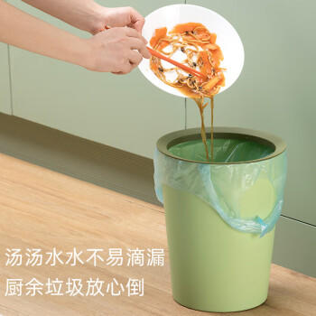 茶花 背心垃圾袋多色45*60cm100只单面1.5丝加厚大卷手提塑料袋 商品图4