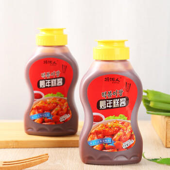 撸饭人（ROLLFUN）炒年糕酱韩式甜辣酱辣椒酱石锅拌饭辣酱部队火锅底料蘸料251g*2瓶 /粮油调味 /调味品 /西式酱料 商品图3
