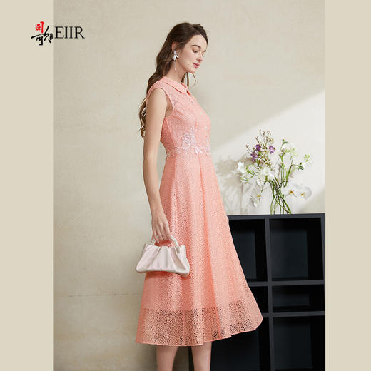 司歌衬衫无袖连衣裙水溶蕾丝重工A911017X 商品图1