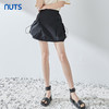 NUTS夏季新品黑色收腰显瘦设计感短裙323061048B 商品缩略图1