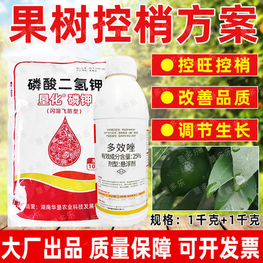 果树控夏梢控旺方案多效唑磷酸二氢钾促花专用叶面肥调节剂农用 商品图1
