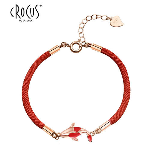 CROCUS“鲤跃龙门”红绳编织手链CRSB0062 商品图0
