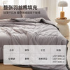 雅鹿·自由自在被子空调被夏凉被双人A类抗菌纤维夏季薄被200*230cm 浅灰 商品缩略图2