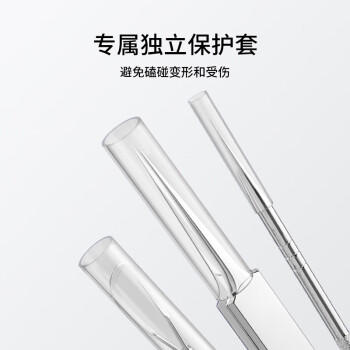 古迪GOOOD超尖粉刺针细胞夹6件套装挤痘痘闭口去黑头刮美容院专用工具镊子 商品图3