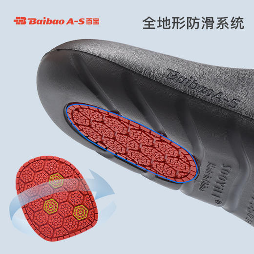 百宝拖鞋男士一体成型家居室内浴室洗澡防滑透气时尚不臭脚凉拖 商品图0