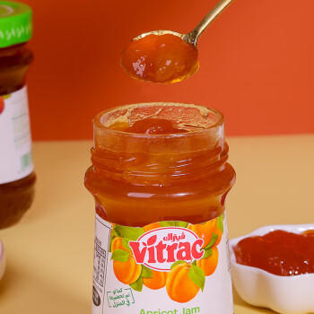 富而可(VITRAC)味吉力杏果酱 230g 埃及进口果肉果酱 面包冰激凌搭档 /粮油调味 /调味品 /西式酱料 商品图0