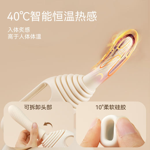 司沃康 撞姬炮机爆震吮吸口爱手持式加温 伸缩炮机震动棒女性生理解压专用情趣高级用品自我慰器秒潮 撞姬APP款 商品图1
