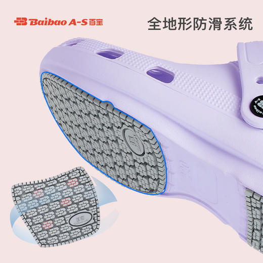 百宝拖鞋一体成型家居室内浴室洗澡专业防滑运动休闲不臭脚凉拖 商品图0