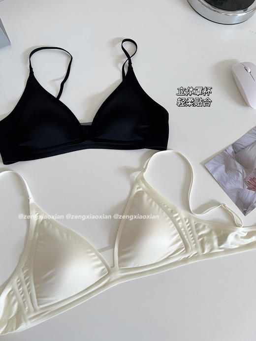 <曾小咸推荐> 薄款无痕三角杯文胸 【贴身衣物不退不换】 商品图5