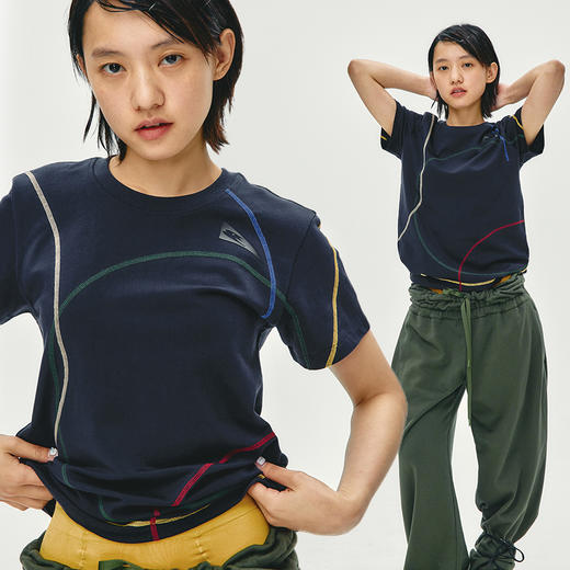 CryingCenter 环形跑道新疆棉亲肤T恤 哭喊中心 商品图0