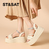 星期六一字扣带水钻松糕沙滩鞋SSD2115EAS 商品缩略图5