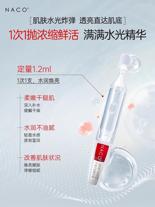 【319任选4️⃣件 】NACO烟酰胺马来西亚甘油次抛精华液1.2ml*30支/盒 商品图1