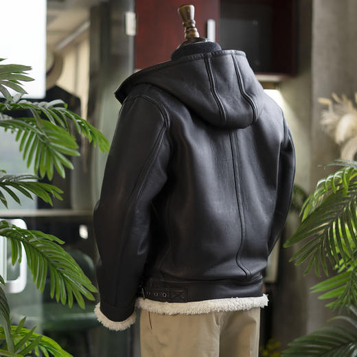 AVIREX - B3款  男士小羊皮夹绒飞行员夹克 商品图1