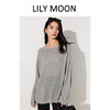 LILYMOON【一字领珠片罩衫】夏季天丝亚麻镂空罩衫细闪 商品缩略图2