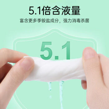 Solenal婴童消毒湿巾卫生杀菌湿巾独立单片50片杀灭率99.9%湿纸巾  /家庭清洁/纸品 /清洁纸品 /湿巾 商品图5