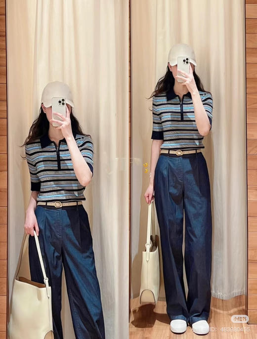 510-4 圆正 小禾 341款 超薄牛仔长裤 腰围77我穿29 宽松合适 商品图4