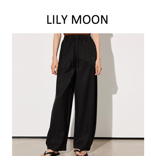 LILYMOON【奶芙镰刀拖地裤】轻柔舒适阔腿裤夏季百搭凉感神裤 商品图1