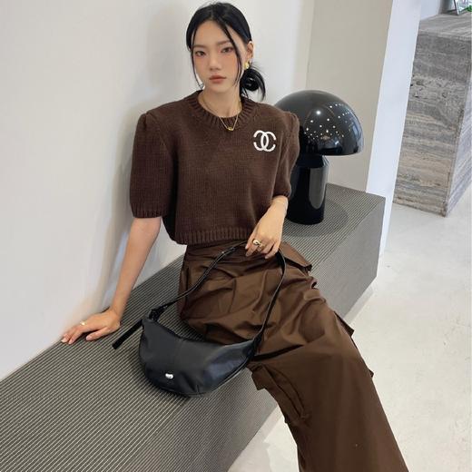 【预售3天】高级质感简约腋下包牛角包斜挎饺子包时尚单肩包慵懒风包DDLY8663 商品图1