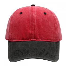 四季通用防晒帽子潮流透气防晒弯帽檐水洗拼接色棒球帽1059