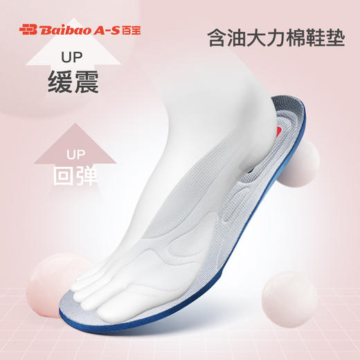 百宝专业防滑鞋跑步鞋春夏季女鞋减震厚底休闲新款轻便软底运动鞋 商品图3