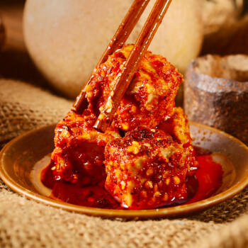 夹江腐乳香辣豆腐乳1250g即食下饭菜霉豆腐拌面酱豆腐调味品火锅蘸料 /粮油调味 /调味品 /腐乳 商品图3