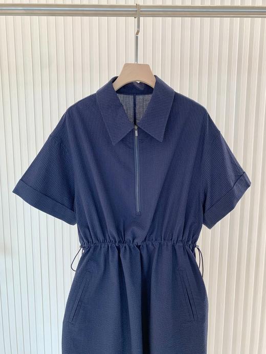 【高品质私服】【IC棉丝泡泡布及膝连衣裙】A 字裙摆飘逸灵动，触摸间满是层次G1284【无标出货 介意慎拍】CC 商品图14