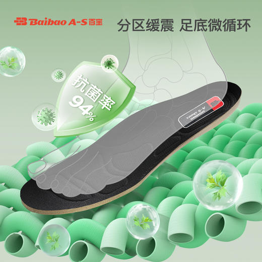 百宝运动鞋男2025春夏新款男鞋透气防滑男士休闲软底减震跑步鞋子 商品图2