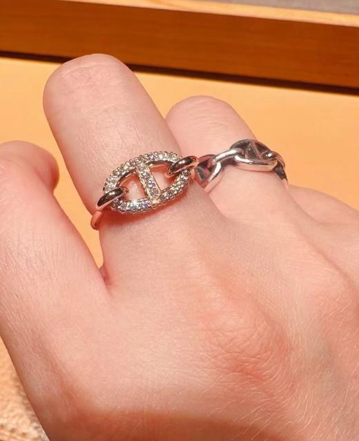 女款豬鼻滿鑽戒指 商品图1