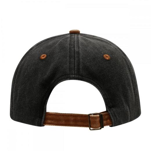 四季通用防晒帽子潮流透气防晒弯帽檐水洗拼接色棒球帽1059 商品图3