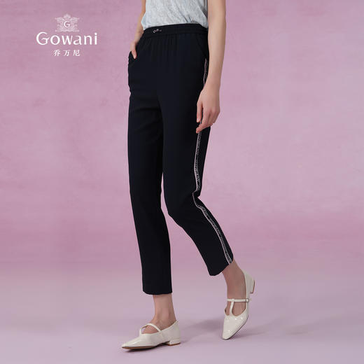 乔万尼新品百搭舒适显瘦哈伦裤子ET2F306 商品图1