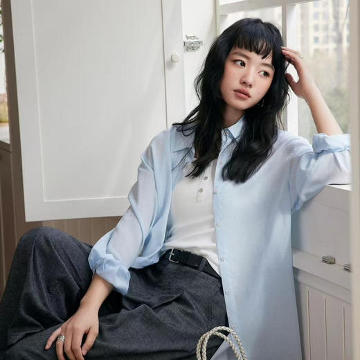天丝亚麻老钱风衬衫 | 透气不闷热 柔软亲肤 细腻丝滑 清凉舒适 商品图2