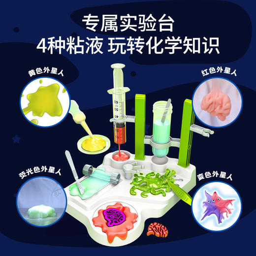 KOSMOS科乐多 《史莱姆实验室》 实验玩具 适合6岁+ 图文视频双教程 实操学习化学原理 K643607 商品图2