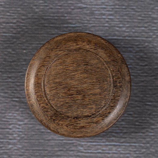 清	沉香木整挖圆盖盒 商品图4