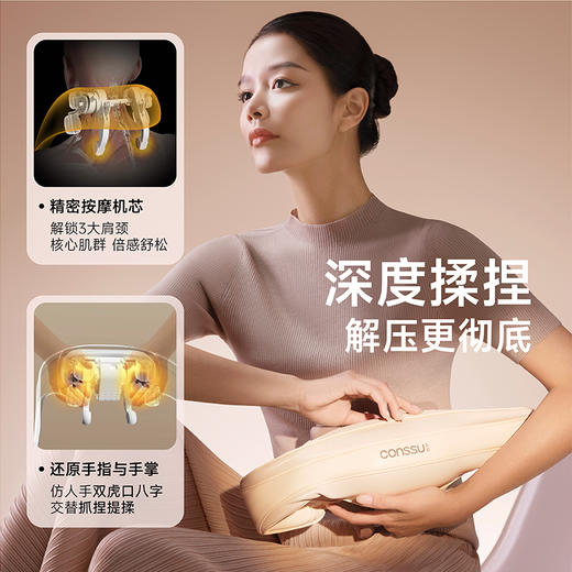 孔苏 3D仿生肩颈按摩仪 S1 商品图1