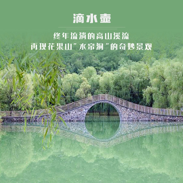 周末1天【百里画廊】【免门票】休闲游览延庆百里山水画廊三大精华点の干沟-硅化木-滴水壶