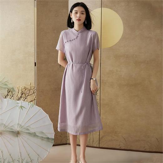 （小眠专属）ORIGNAL&CO天丝纱旗袍连衣裙 | 新中式天丝欧根纱 国风改良旗袍 温柔连衣裙 商品图1