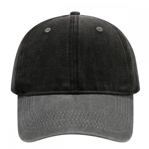 四季通用防晒帽子潮流透气防晒弯帽檐水洗拼接色棒球帽1059 商品图11