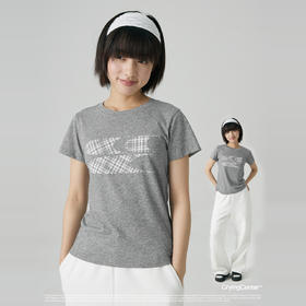 CryingCente 多色格纹logo正肩修身短袖Tee 哭喊中心