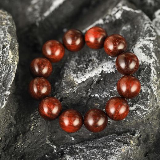 广诚行真印度小叶紫檀手串高油密满金星男女款 文玩手串 商品图4