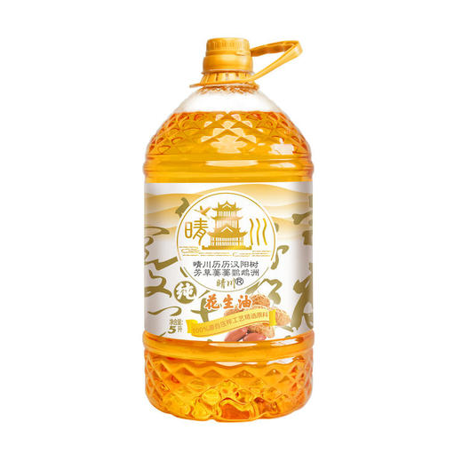 晴川物理压榨纯花生油5L（黄鹤楼系列）*4瓶（6924497919352） 商品图1