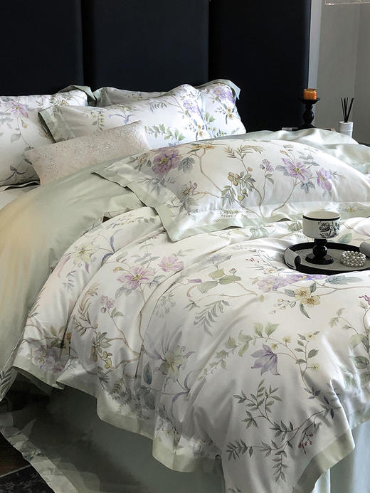 佳丽斯60支长绒棉四件套纯棉全棉床单轻奢高级感主卧室2025新款 商品图7