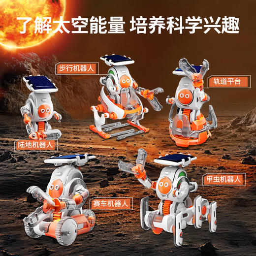 KOSMOS科乐多 《太阳能机器人》 编程玩具 适合8岁+ 动手搭建感受工程魅力 K621247 商品图3