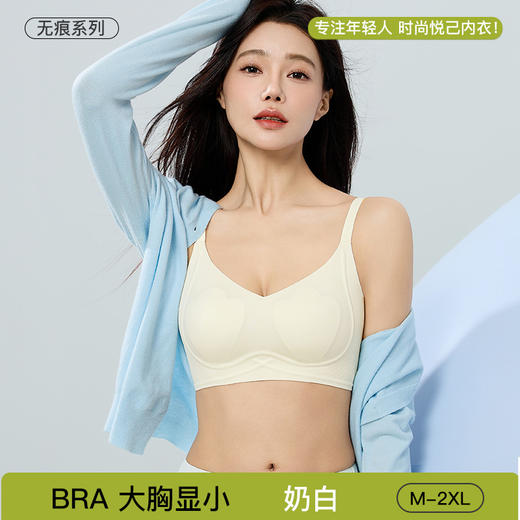 【大胸显小❗️反重力承托内衣】立体提拉条， 承托防下垂，贴合不空杯！轻薄透气猫爪杯立体软支撑上托聚拢无痕调整型文胸 商品图6