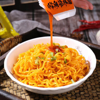 同碗面蟹黄+咸蛋黄拌面116g*10袋 泡面方便面干脆面拌面方便速食夜宵 /粮油调味 /方便食品 /方便面 商品图0