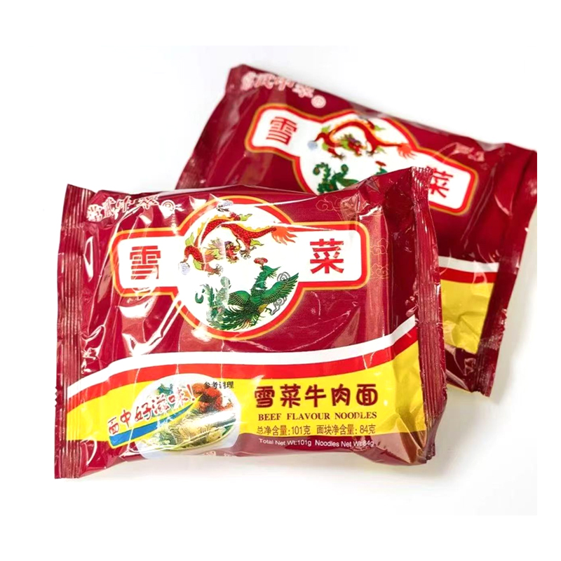 常武中翠雪菜肉丝面 （80后怀旧泡面方便面）