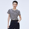 商场同款！2025夏季航海系经典条纹长绒棉短袖圆领T恤！ 商品缩略图4