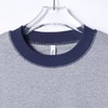T3418夏季高级感新款潮牌撞色刺绣兔子圆领短袖T恤百搭宽松设计师上衣 商品缩略图2