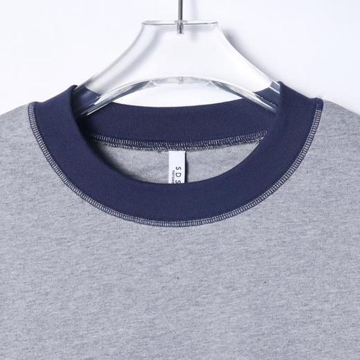 T3418夏季高级感新款潮牌撞色刺绣兔子圆领短袖T恤百搭宽松设计师上衣 商品图2